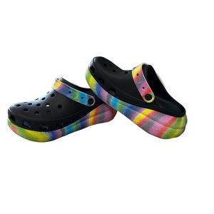 Crocs Classic Crush Spray Dye Clog Size M6/W8 NWOT